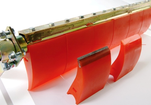 polyurethane scrapers for cleaning belt conveyors in India